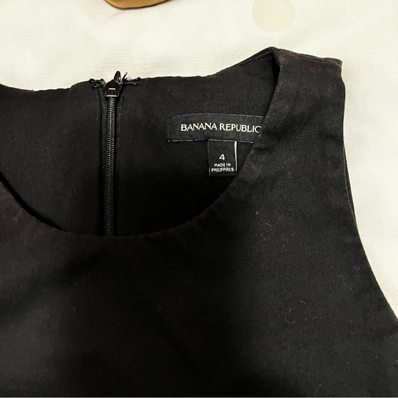 BANANA REPUBLIC BLACK CASUAL DRESS - Picture 2 of 15